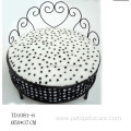 Luxury novelty wrought iron pet sofa bed